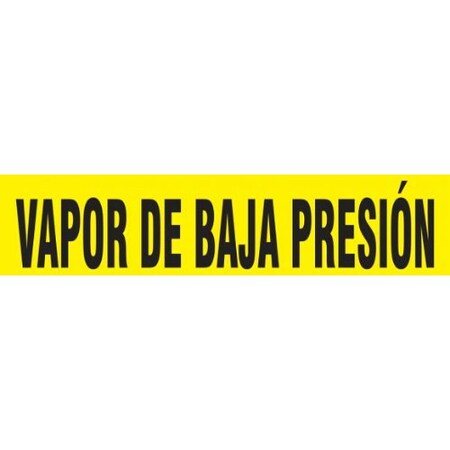 Accuform SPANISH PIPE MARKER VAPOR DE BAJA SHRPK499STE SHRPK499STE